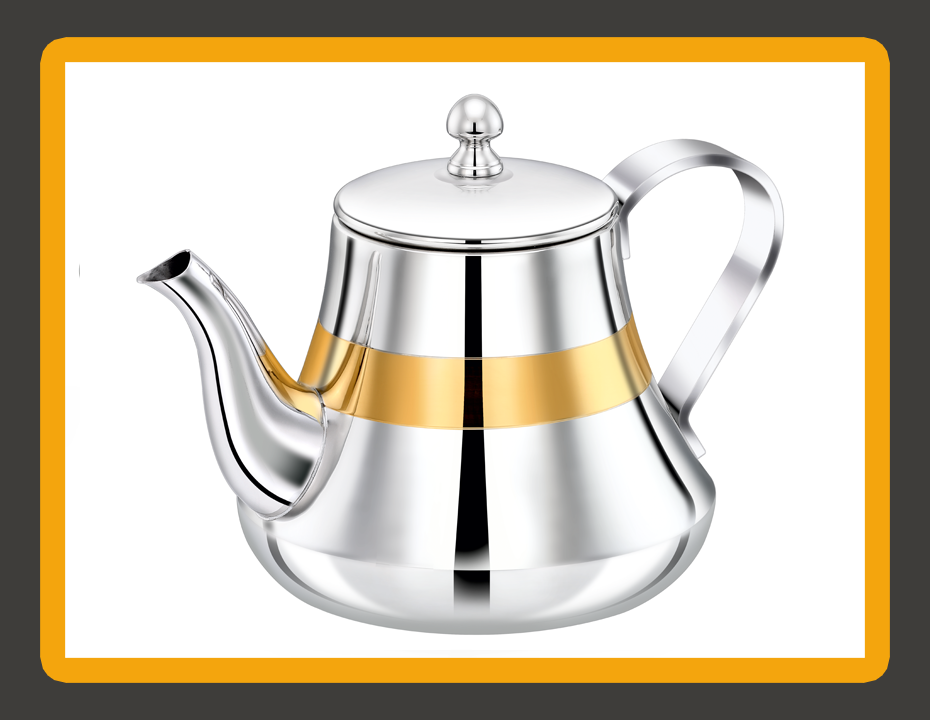 Tea Kettle Gold Ring Stainless Steel Wholesale Supply