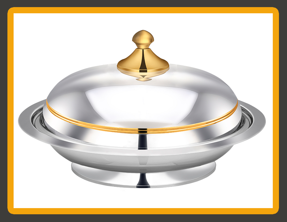 BOHARA Serving Dish Gold Ring — Luxury Tableware Dish