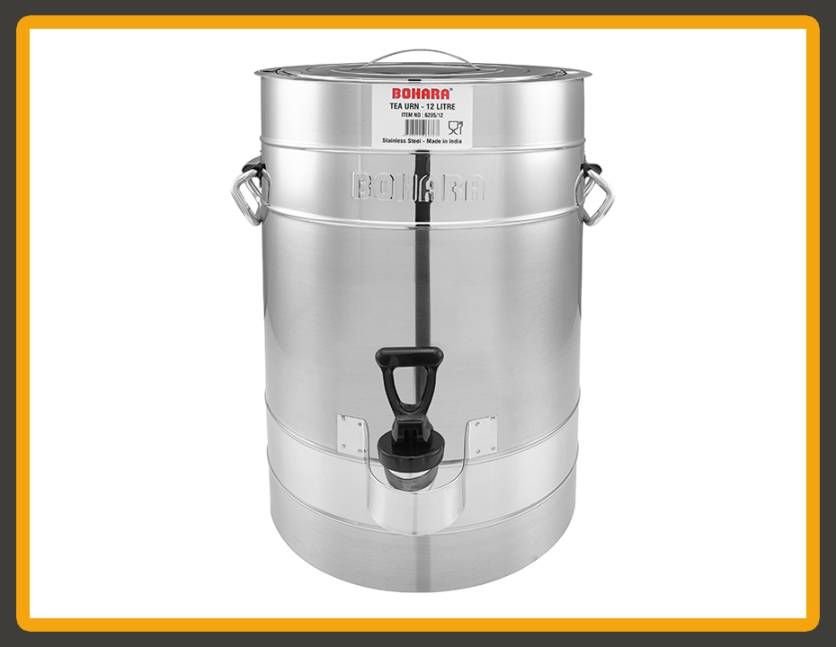 BOHARA Heavy Duty Stainless Steel Tea Urn — commercial beverage server