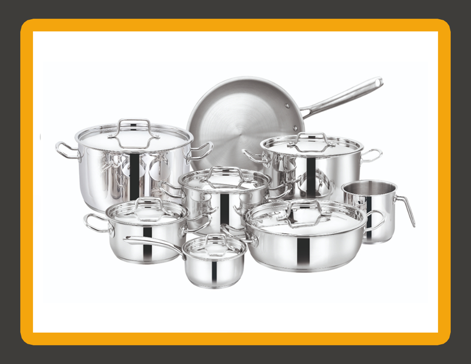 BOHARA Commercial Stainless Steel Cookpot Set Wholesale