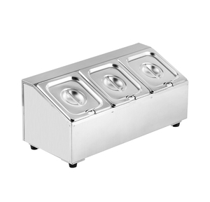 Stainless Steel Storage Container with Lid for Kitchen Gadgets