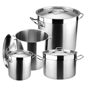 Heavy-Duty Double Bottom Stainless Steel Stockpot Fryer