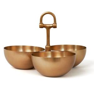 Large Stainless Steel Metal Serving Bowl for Buffet-style Meals Set of 3 at Very Affordable Price