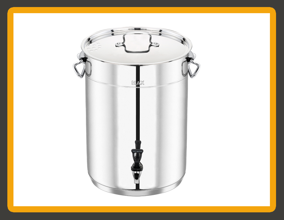 BOHARA Large Capacity Stainless Steel Cookpot with Tap Drain Valve
