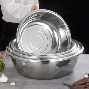 Stainless Steel Mixing Bowls Set - Food Grade, Durable, Multi-Size, Rustproof, for Kitchen Prep, Washing, Marinating & Serving