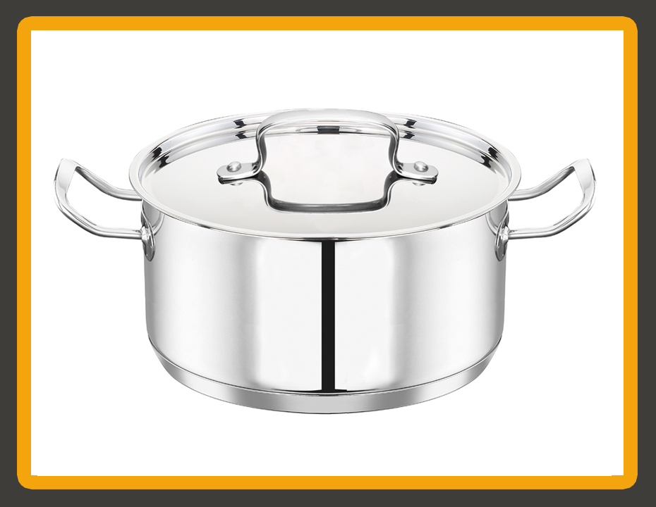 BOHARA Professional Cookpot Half Size — heavy duty restaurant pot