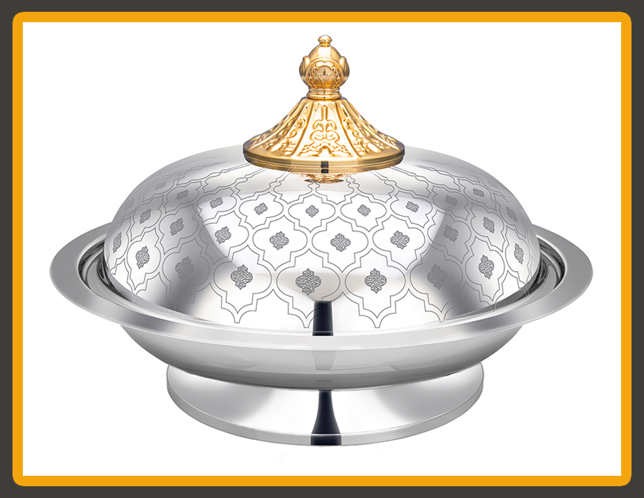 BOHARA Classic Stainless Steel Serving Dish