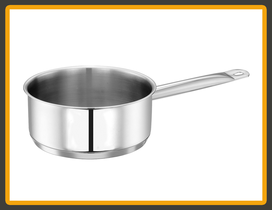 BOHARA Professional Commercial Saucepan — stainless steel foodservice pan