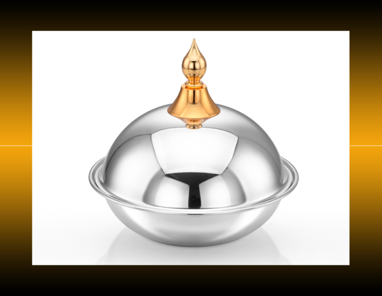 Decorative Stainless Steel Candy Dish and Luxury Tableware