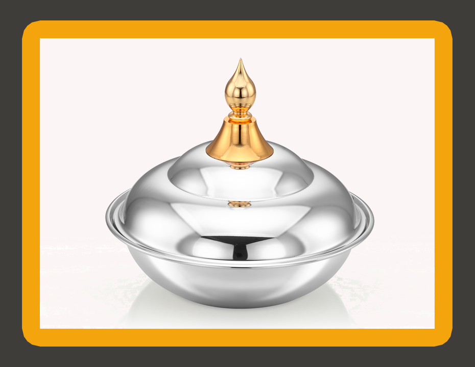 BOHARA Model 1901 Stainless Steel Candy Dish for wholesale