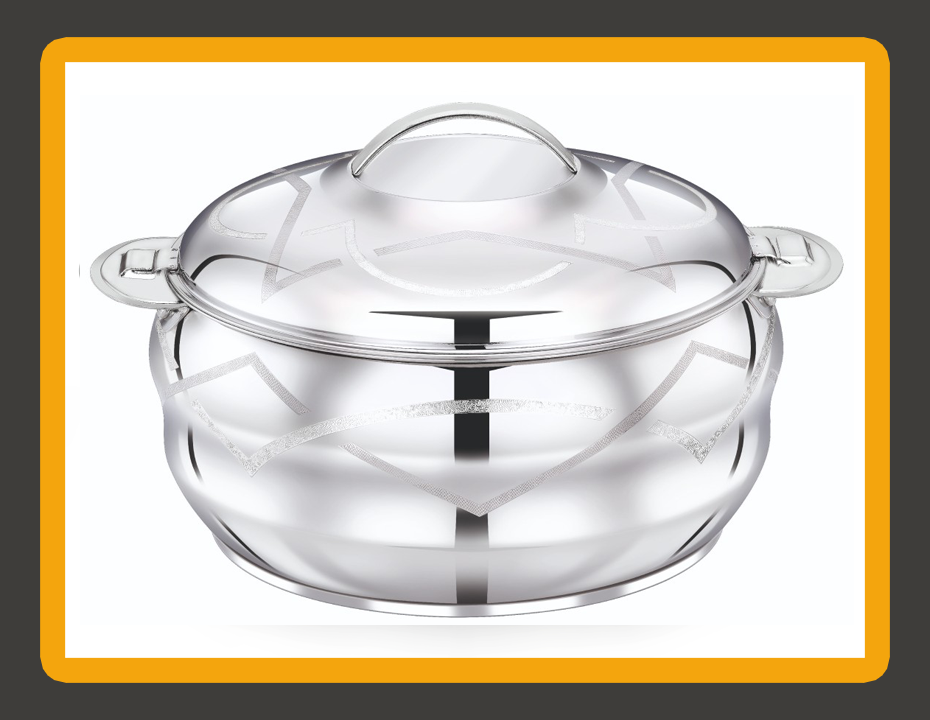 SAMA Stainless Steel Hotpot Silver - Commercial catering ware exporter